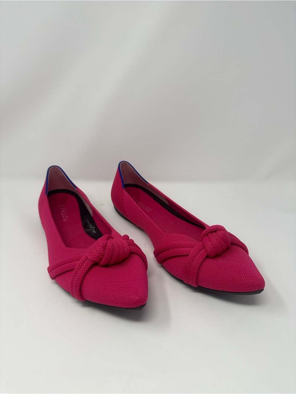 ❤️Rothy’s Knot Point II Flats in Hot Pink. Size 11 - Picture 10 of 15